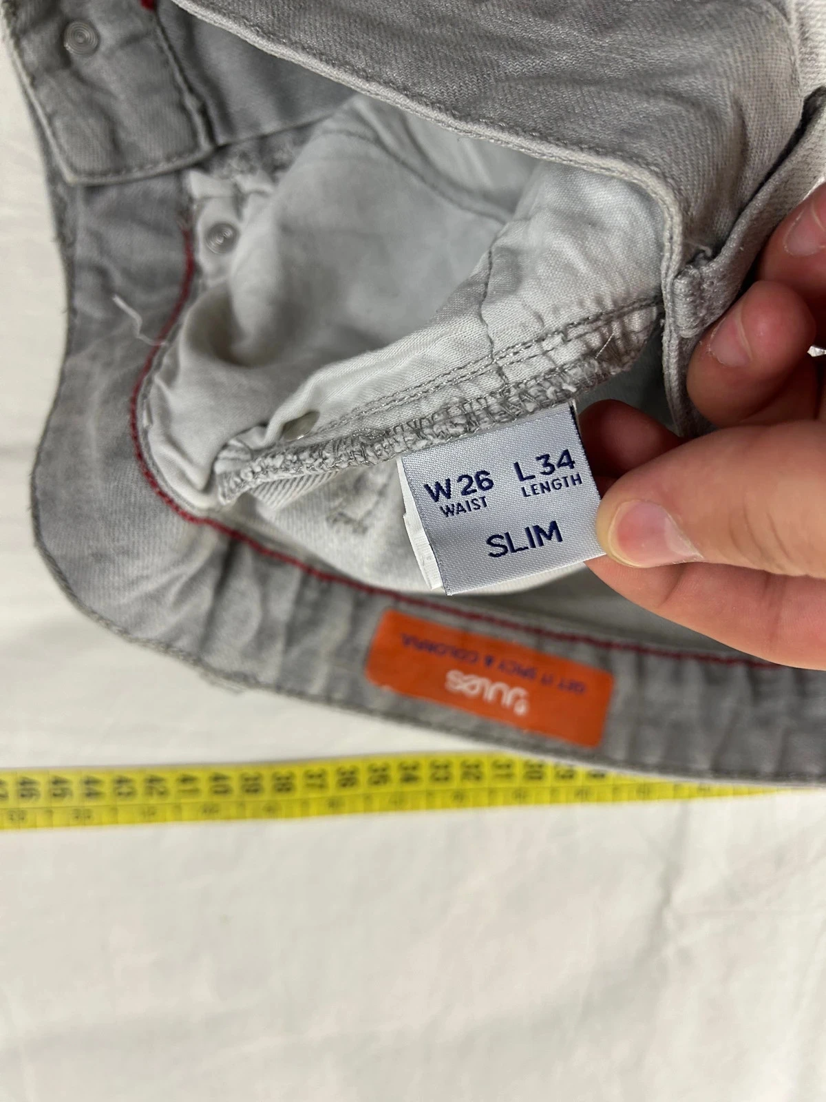 Jean slim gris Jules taille W26 L34 – photo 10